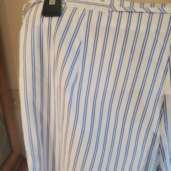 Princess Polly Sky Blue Striped Wide Leg Pants - Picture 8 of 10